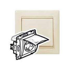 Розетка 2К+3 Legrand Valena 16A 250V слоновая кость 695640