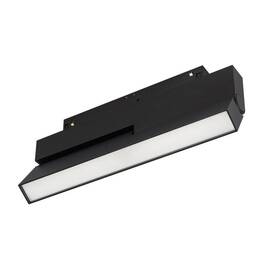 Трековый светодиодный светильник Arlight MAG-ORIENT-FLAT-FOLD-S230-12W Day4000-MIX (BK, 80 deg, 48V,