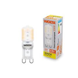 Светодиодная лампа WOLTA 5Вт 3000K G9 матовая WSTD-JCD-5W3KG9-P