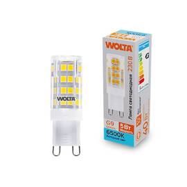 Светодиодная лампа WOLTA 5Вт 6500K G9 кукуруза матовая WSTD-JCD-5W6KG9-C