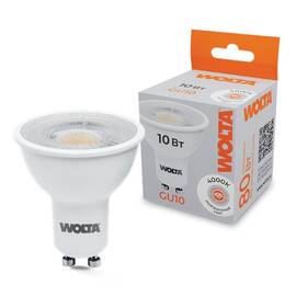 Светодиодная лампа WOLTA 10Вт 4000K GU10 матовая WSTD-PAR16-220V10W4KGU10-L