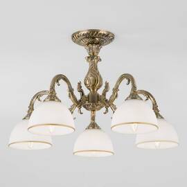 Потолочная люстра Eurosvet Caldera 60106/5 античная бронза