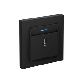 ATLASDESIGN ВЫКЛЮЧАТЕЛЬ карточный с подсветкой, 10А, без задержки отключения, механизм, КАРБОН