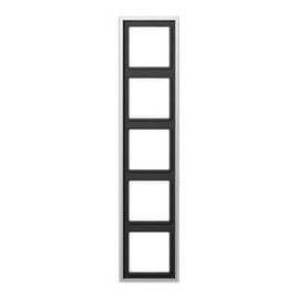 Рамка 5-постовая Jung LS 990 алюминий AL2985