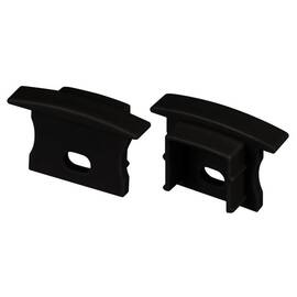 Заглушка Arlight 2 шт. LINE-2315-F с отверстием BLACK 044280