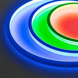 Гибкий неон Arlight 14,4W/m 192LED/m 3838/2216SMD разноцветный/теплый белый 5M MOONLIGHT-TOP-GM192-1