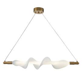 Подвесной светодиодный светильник Indigo Tornado 11044/A/1P Brass V000083L