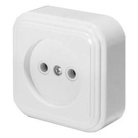 Розетка 2P Stekker Брест белый PST16-20-20 39687