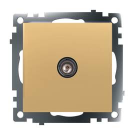 Розетка телевизионная Stekker Катрин золото GLS00-7108-08 49228