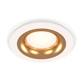 Комплект встраиваемого светильника Ambrella light Techno Spot XC7621005 SWH/PYG белый песок/золото желтое полированное (C7621, N7014)