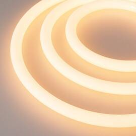 Гибкий неон Arlight14,4W/m 336LED/m 2835SMD теплый белый 5M MOONLIGHT-TOP-A336-D18mm 24V Warm2300 360deg 038761