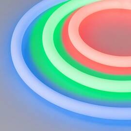 Гибкий неон Arlight16W/m 280LED/m 3838SMD разноцветный 5M MOONLIGHT-TOP-G280-D18mm 24V RGB 360deg 038762