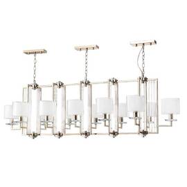 Подвесная люстра Crystal Lux Nicolas SP12 L1600 Gold/White