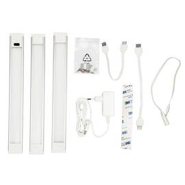 Мебельный светодиодный светильник Uniel ULM-F44-3X3W/4500K/Dim Sensor IP20 Silver UL-00008279