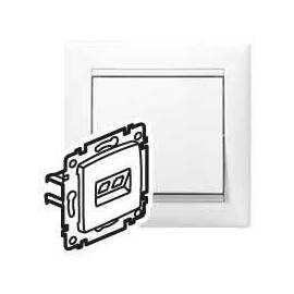 Розетка компьютерная RJ45 Legrand Valena 5e кат UTP белая 694286