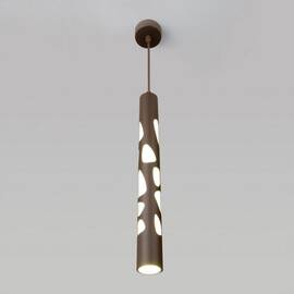 Подвесной светодиодный светильник Eurosvet DLR037 12W 4200K кофейный