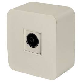 Розетка телевизионная TV Stekker София слоновая кость MST00-10-04 49480