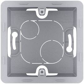 Коробка накладного монтажа - 1 пост - INSPIRIA - алюминий