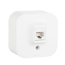 Розетка компьютерная Legrand Quteo RJ45 кат.5e UTP белая