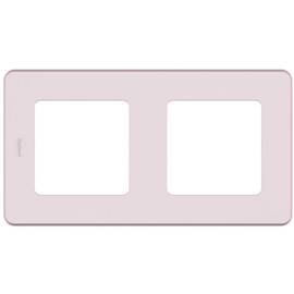 Рамка - 2 поста - INSPIRIA - розовый