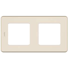 Рамка - 2 поста - INSPIRIA - слоновая кость