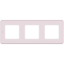 Рамка - 3 поста - INSPIRIA - розовый