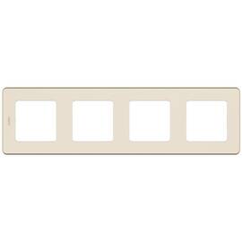 Рамка - 4 поста - INSPIRIA - слоновая кость