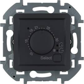 Термостат с внешним датчиком для тёплых полов - INSPIRIA - антрацит