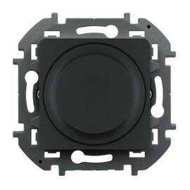 Светорегулятор поворотный без нейтрали 300Вт - INSPIRIA - антрацит