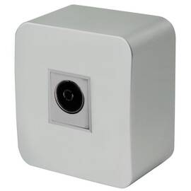 Розетка телевизионная TV Stekker София серебро MST00-10-03 49323