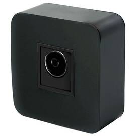 Розетка телевизионная TV Stekker София черный MST00-10-02 49311