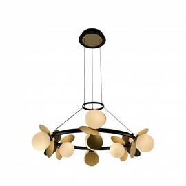 Подвесная светодиодная люстра iLedex Savage C4641-9 MBK+SGD