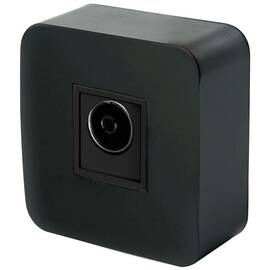 Розетка телевизионная TV Stekker София черный матовый MST00-10-05 49481