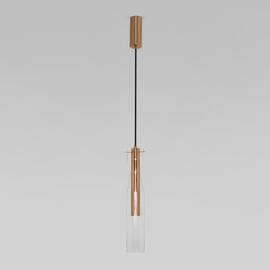 Подвесной светодиодный светильник Eurosvet Swan 50253/1 Led латунь