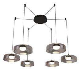 Подвесная светодиодная люстра Favourite Platta 4490-6P