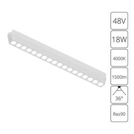 Трековый светодиодный светильник Arte Lamp Rapid A6169PL-1WH