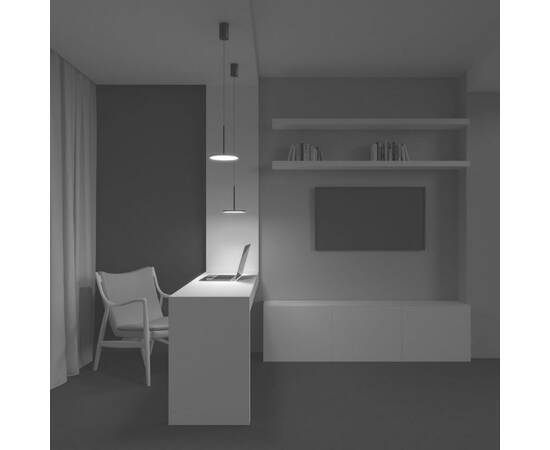 Подвесной светодиодный светильник Maytoni Technical Plato P076PL-L12W4K-B, изображение 8