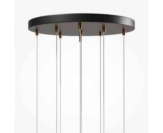 Подвесная светодиодная люстра Maytoni Area MOD295PL-L120BBS3K, изображение 3