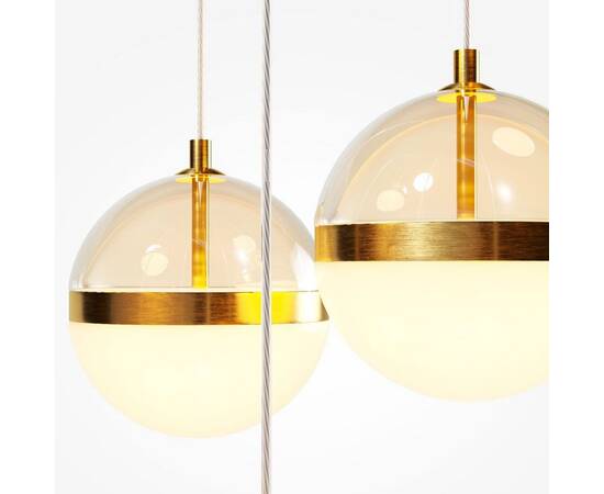 Подвесная светодиодная люстра Maytoni Area MOD295PL-L120BBS3K, изображение 4