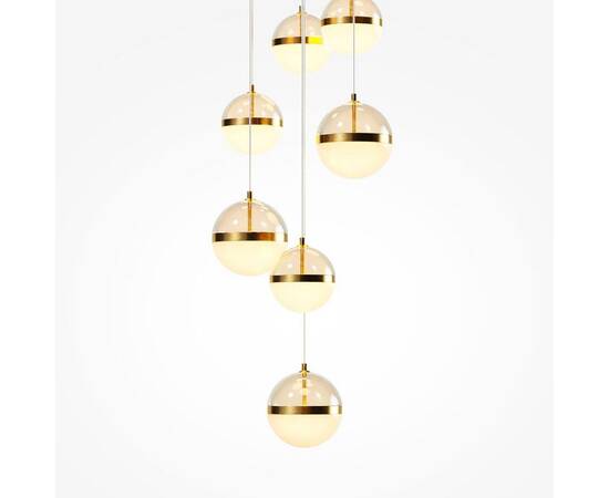 Подвесная светодиодная люстра Maytoni Area MOD295PL-L120BBS3K, изображение 5