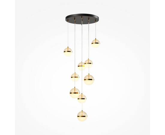 Подвесная светодиодная люстра Maytoni Area MOD295PL-L120BBS3K, изображение 6
