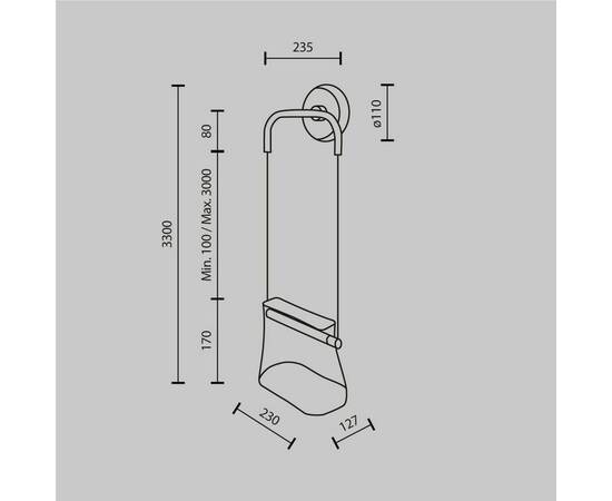 Бра Maytoni Cabaret MOD170WL-L8BS3K1, изображение 2