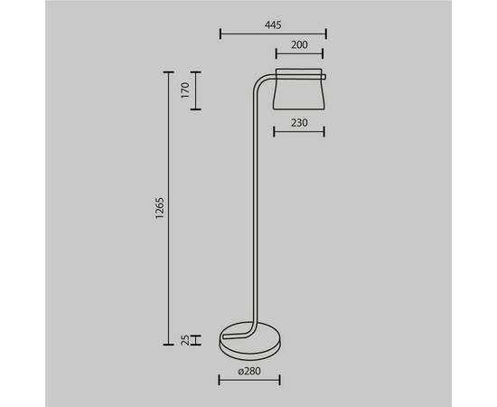 Торшер Maytoni Cabaret MOD170FL-L8BS3K, изображение 3