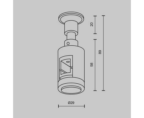 Крепление настенное Maytoni Flarity TRA155CW-S1-B, изображение 2