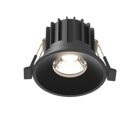 Встраиваемый светодиодный светильник Maytoni Technical Round DL058-12W-DTW-B