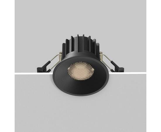 Встраиваемый светодиодный светильник Maytoni Technical Round DL058-12W-DTW-B, изображение 5