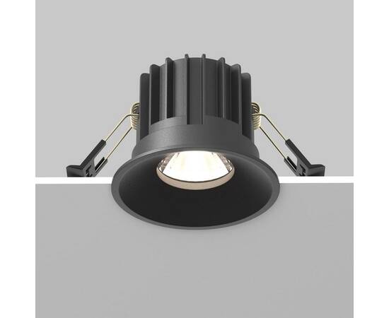 Встраиваемый светодиодный светильник Maytoni Technical Round DL058-12W-DTW-B, изображение 6