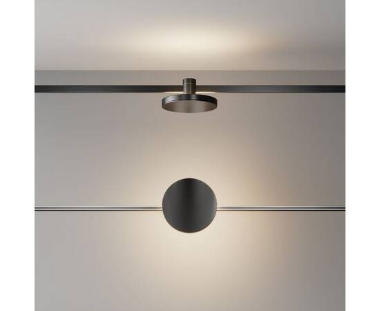 Трековый светодиодный светильник Maytoni Technical Flarity Plato TR152-1-7W3K-B, изображение 3