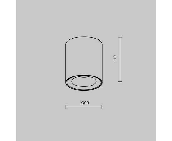 Потолочный светильник Maytoni Technical Spark C094-GU10-MG, изображение 2
