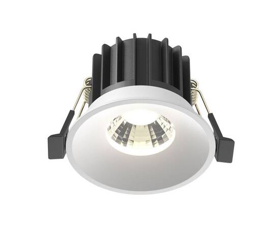 Встраиваемый светодиодный светильник Maytoni Technical Round DL058-12W-DTW-W